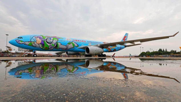 To infinity and beyond: On board the ‘Toy Story’-themed airplane