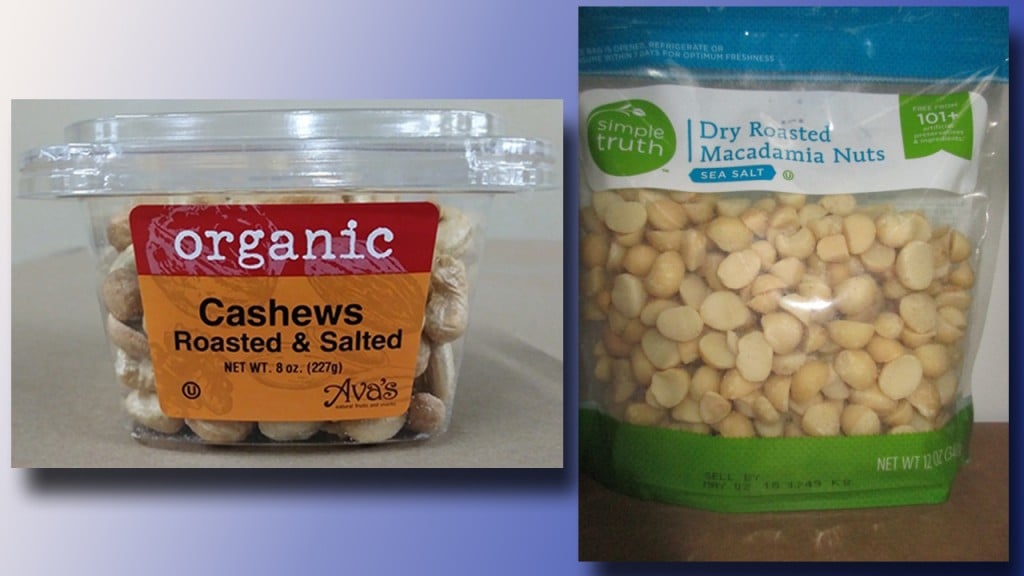 Macadamia nuts, cashews recalled for possible listeria contamination