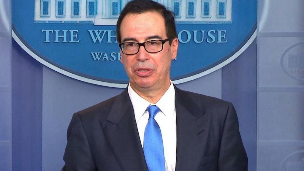 US government running out of money faster than expected, Mnuchin warns