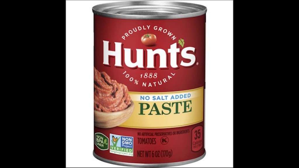 Some cans of Hunt’s tomato paste recalled over mold concerns
