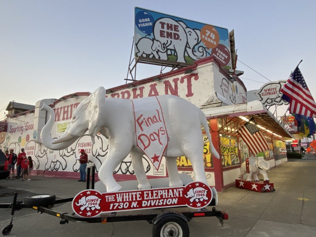 White Elephant in its final days
