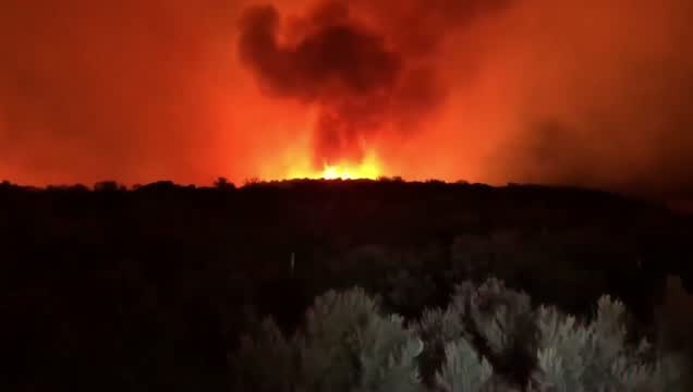 Coulee Meadows Fire Burning In Douglas County