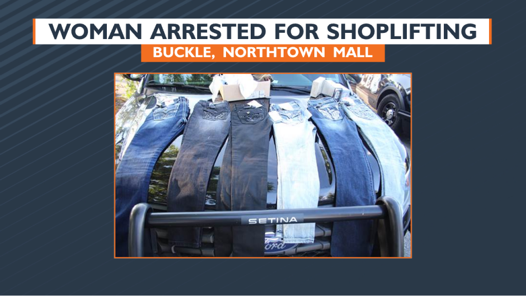 Woman Arrested For Robbing Buckle At Northtown Mall