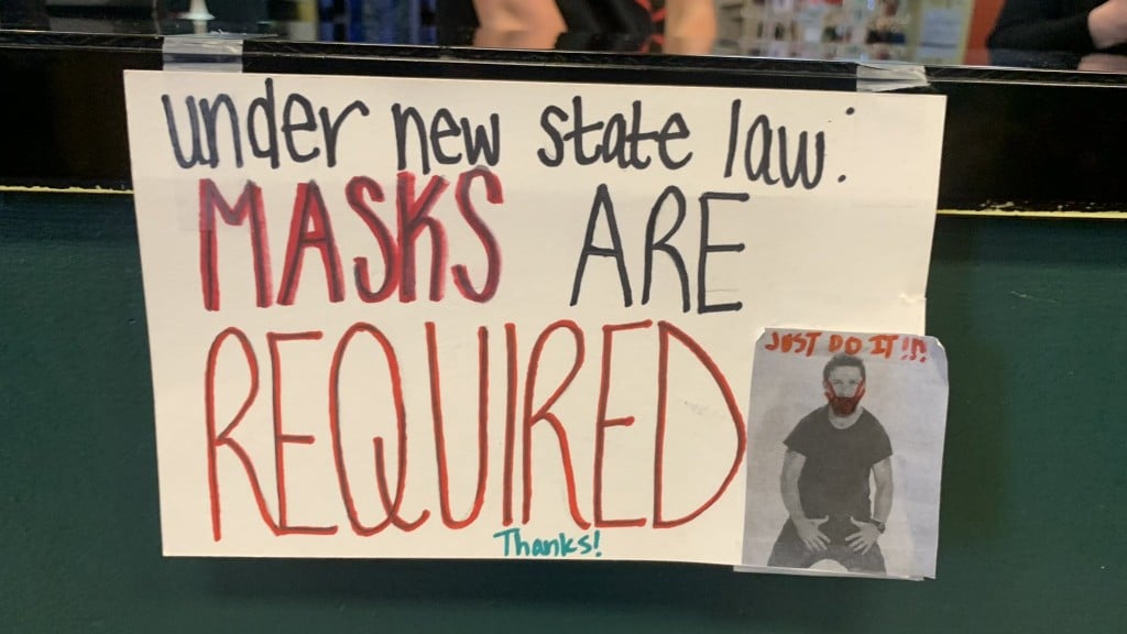 Masks Are Required sign