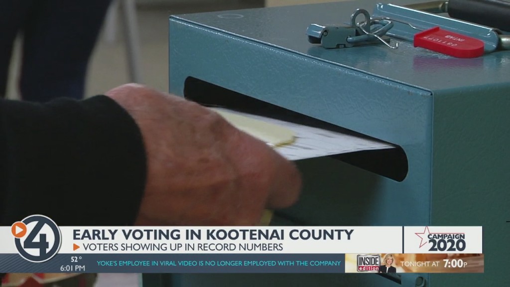Early Voting Draws Large Lines In Kootenai County