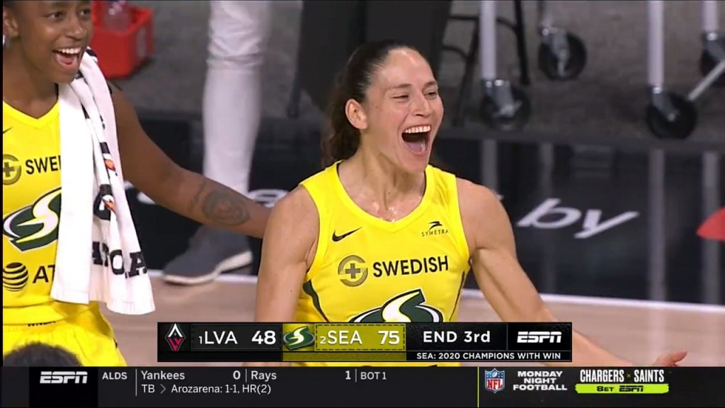 The Seattle Storm win their 4th WNBA championship by sweeping the Las Vegas Aces
