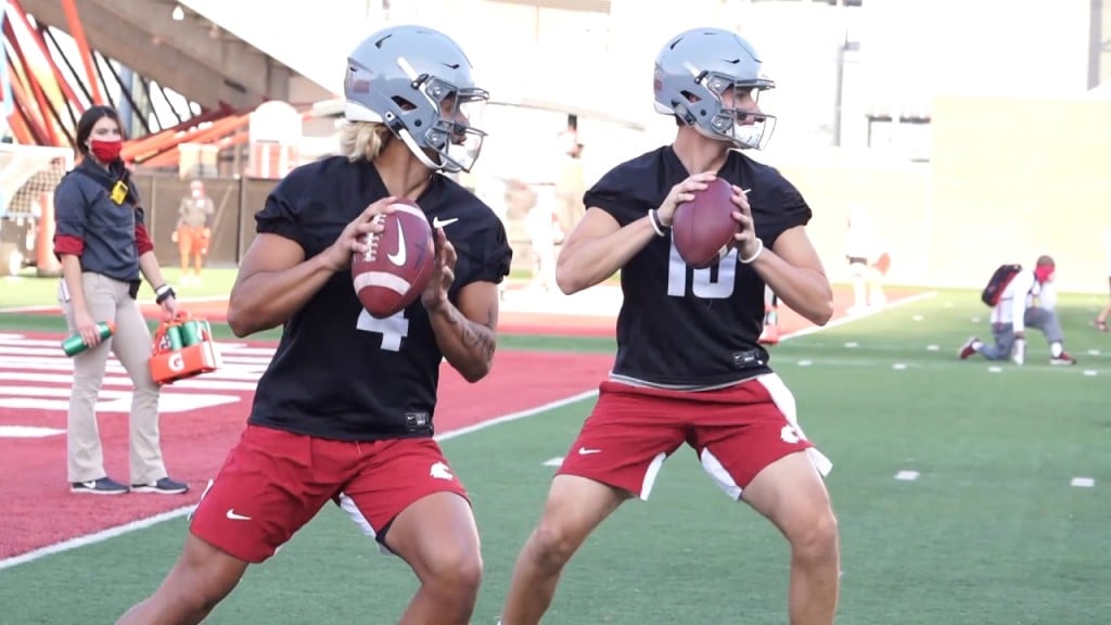The Washington State Cougars opened up fall football camp Friday afternoon in Pullman