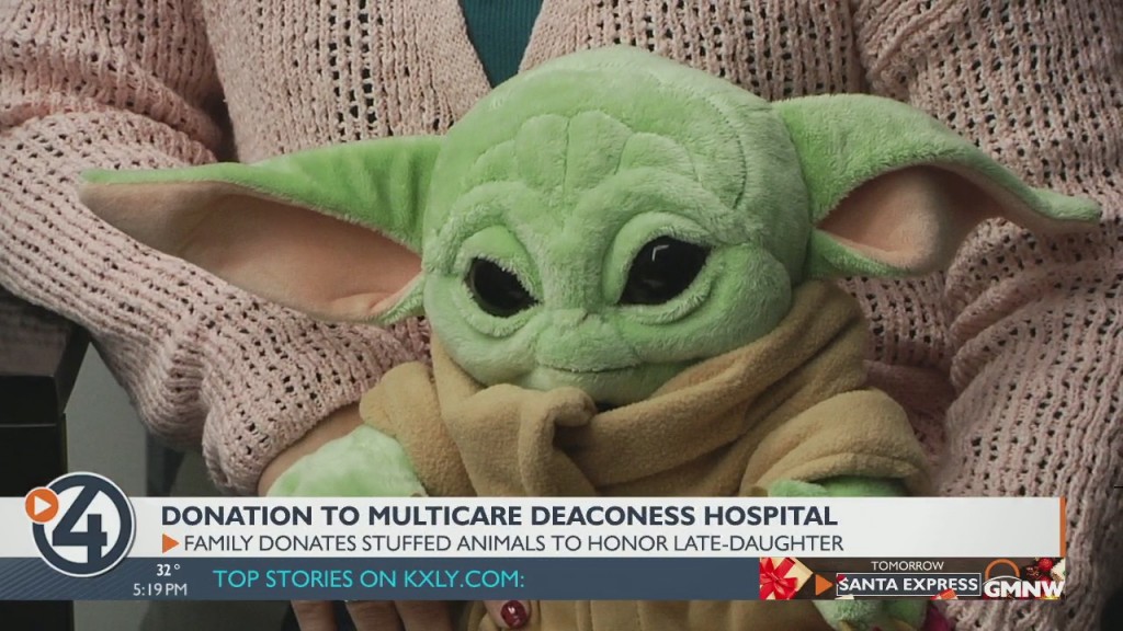 Family Donates Stuffed Animals To Deaconess In Honor Of Late Daughter