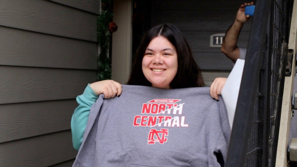 NC High School students receive special sweatshirts
