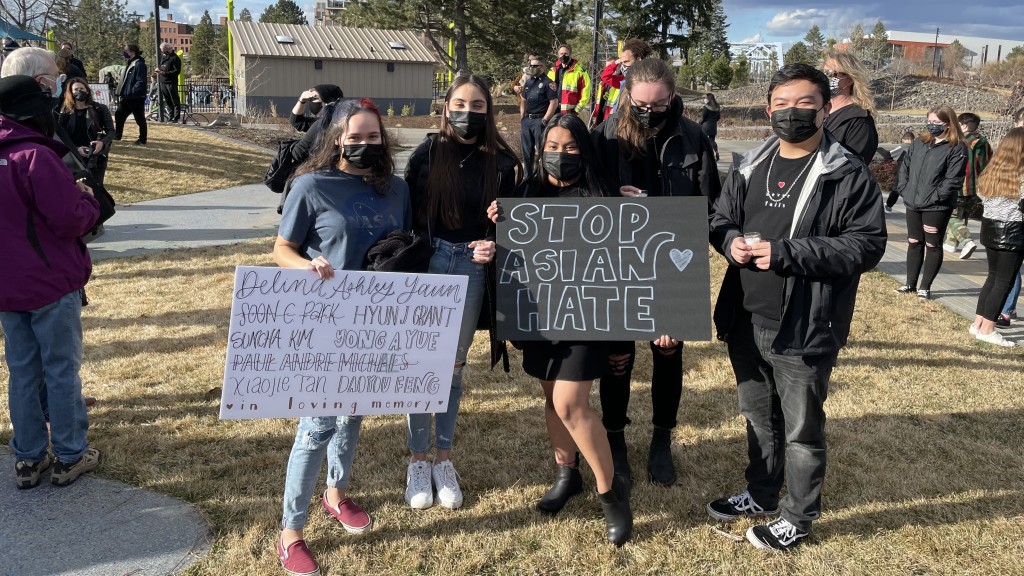Stop Asian Hate vigil and rally in Spokane