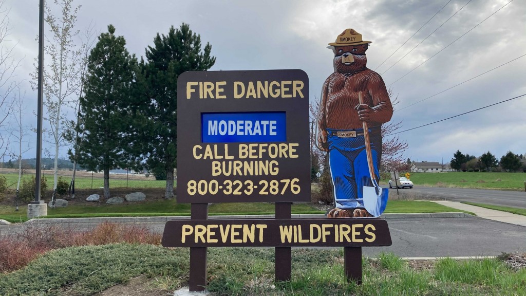 Wildfires Spokane April 22 2021
