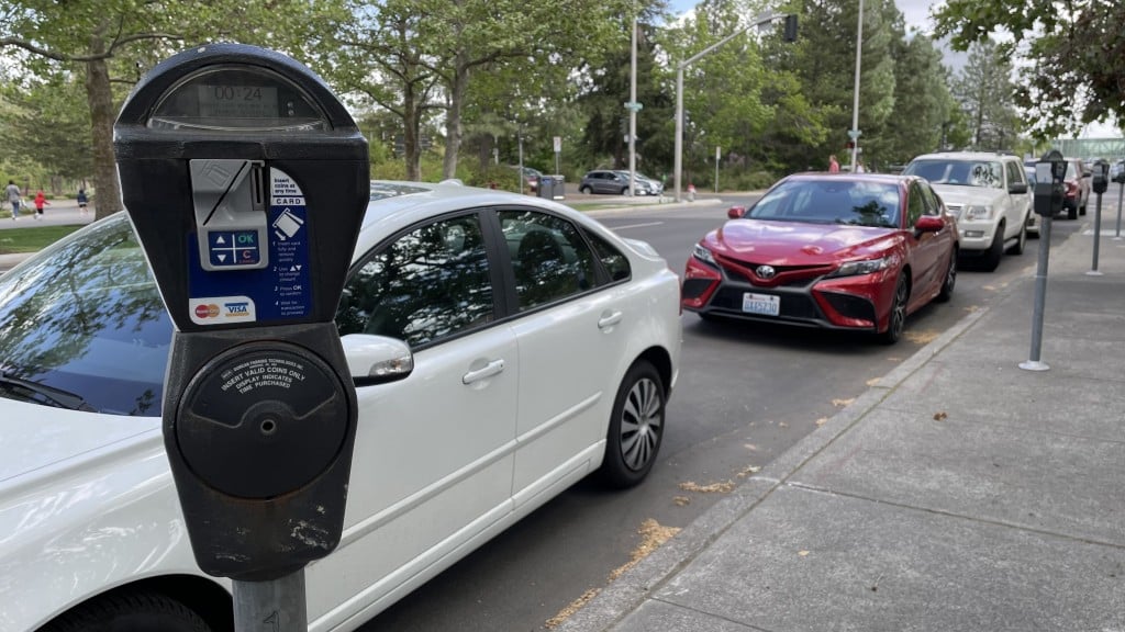 Parking Meter In Downtown Spokane