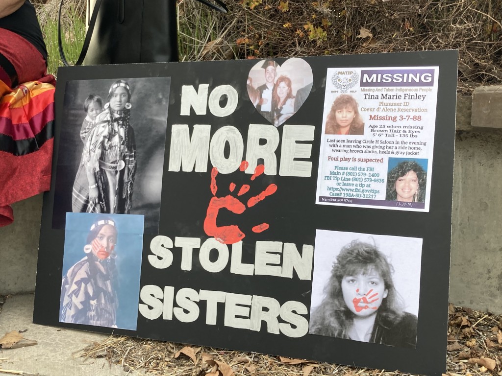 Spokane community remembers murdered and missing indigenous women.