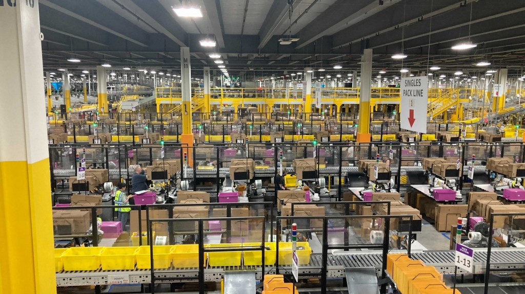 Amazon invests in workplace safety.