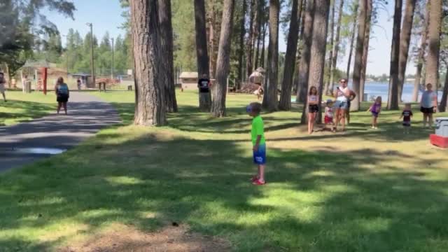 Spokane County Firefighters Help Kids Cool Off