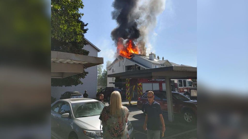 Spokane Valley Apartment Fire 2