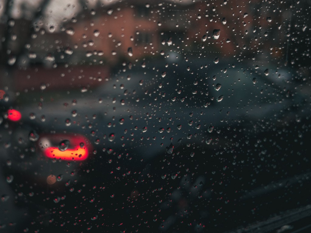 Drive in rain