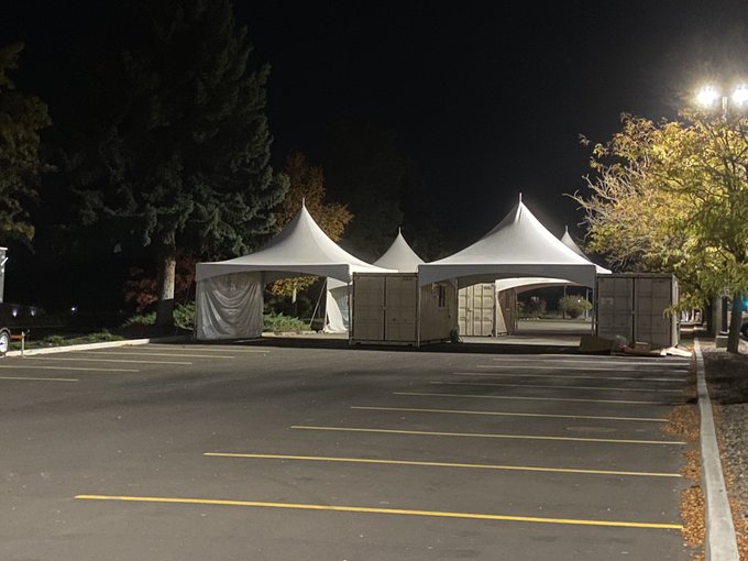 COVID testing site opens at Spokane Falls Community College
