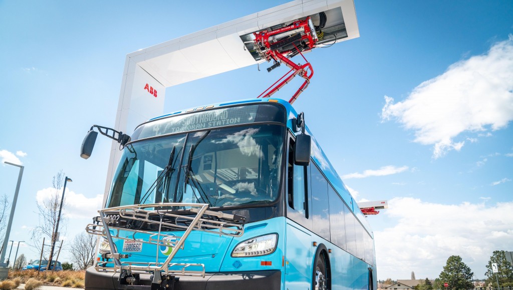 Spokane Transit electric bus