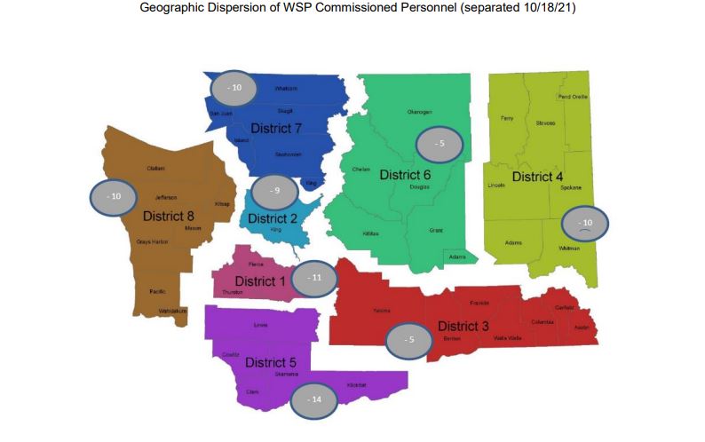 WSP separations map
