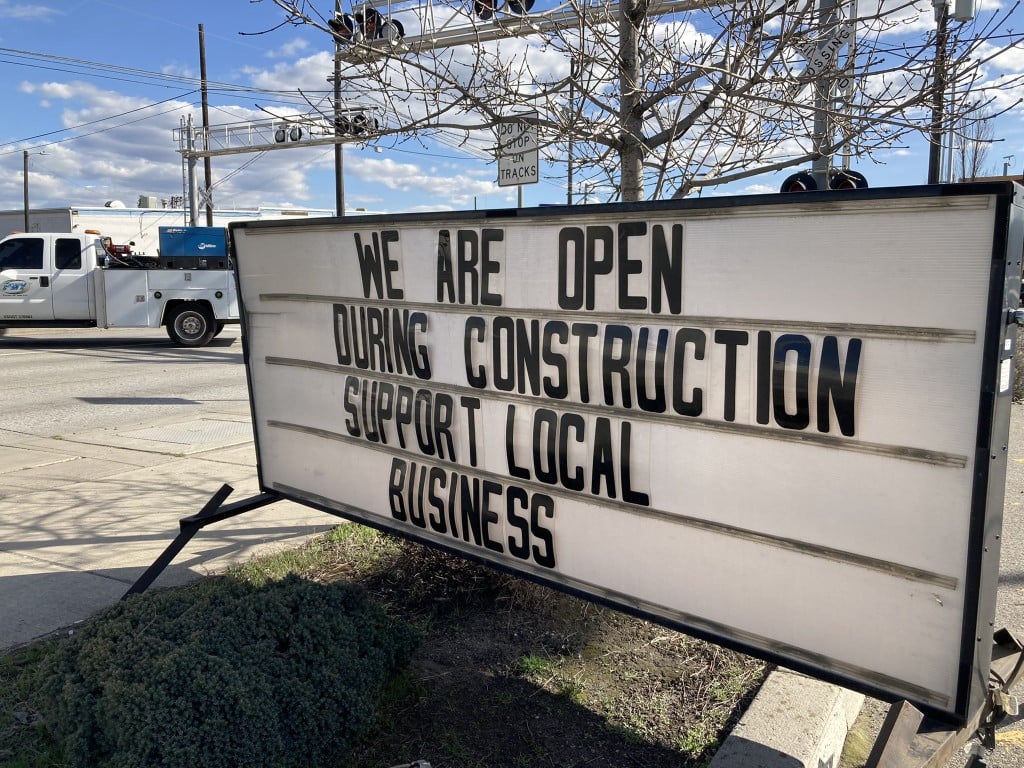 Construction hurting businesses