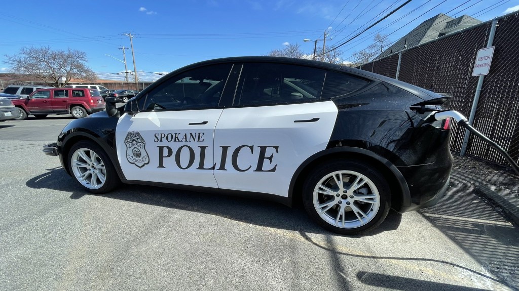Spokane Police Tesla