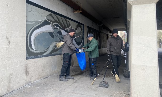 Downtown Spokane Partnership cleaning up