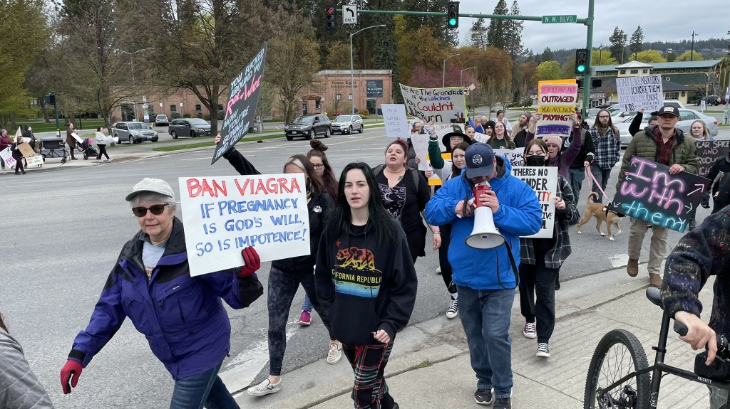 Coeur Dalene Bans Off Our Bodies Protest