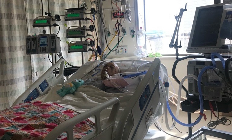 Young Girl In Hospital