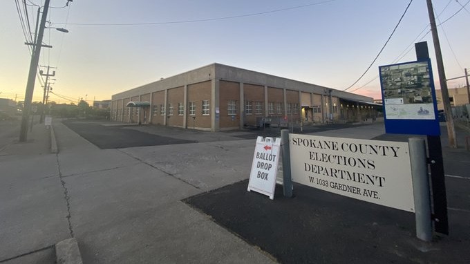 Spokane County Elections Office on Primary Day