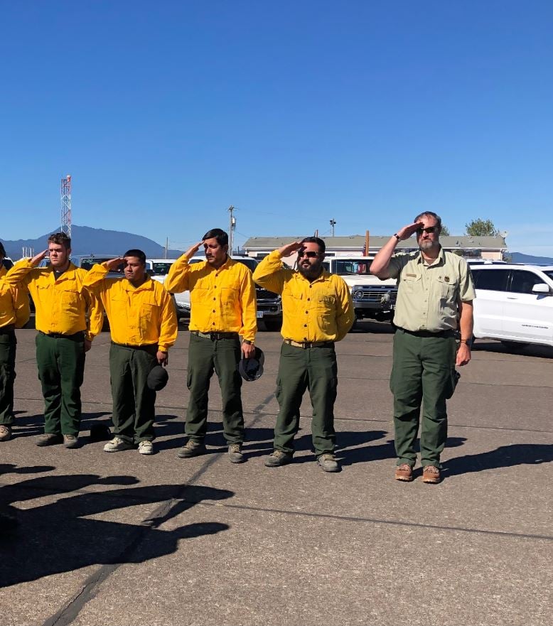 Forest Service honors Gerardo Rincon who lost his life fighting the Moose Fire in North Idaho.