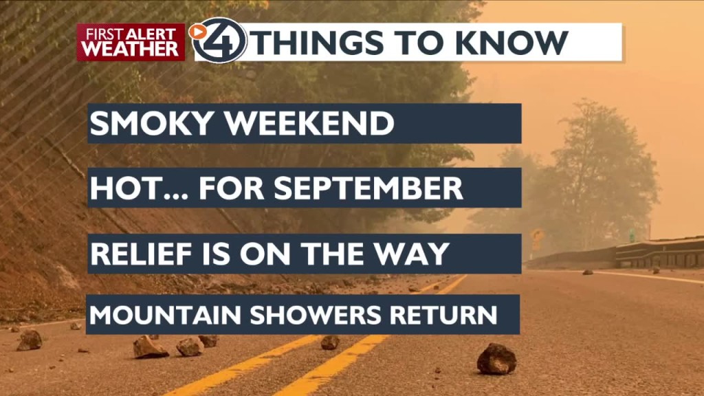 Smoky Weekend With Warm Afternoon Highs
