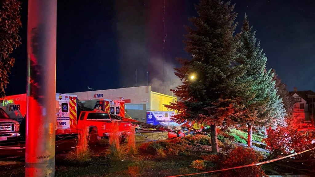 Structure fire downtown Spokane