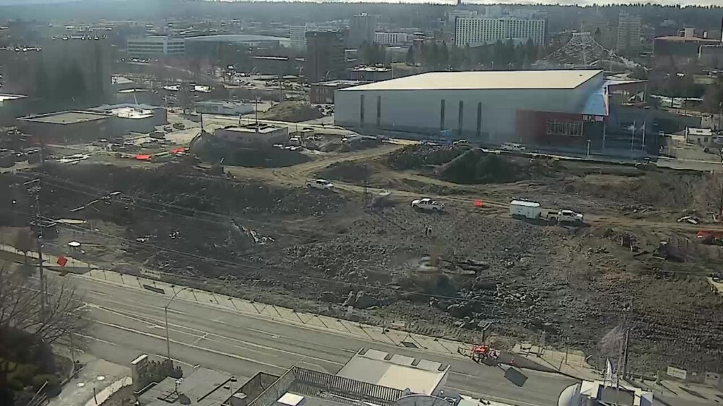 Downtown Spokane Stadium Construction Time Lapse