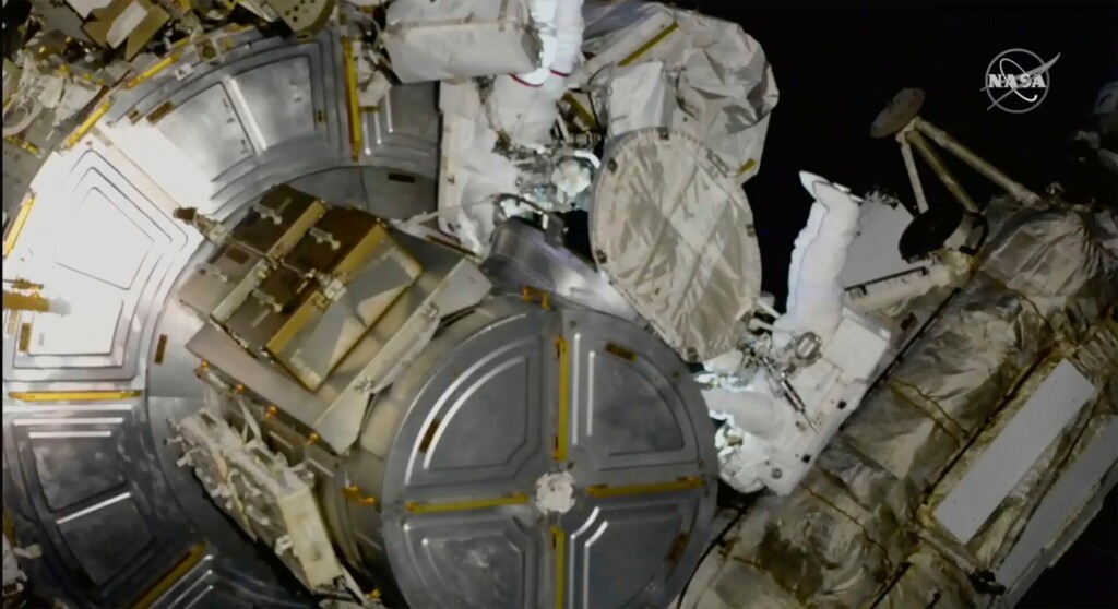 First Native American Woman In Space Steps Out On Spacewalk