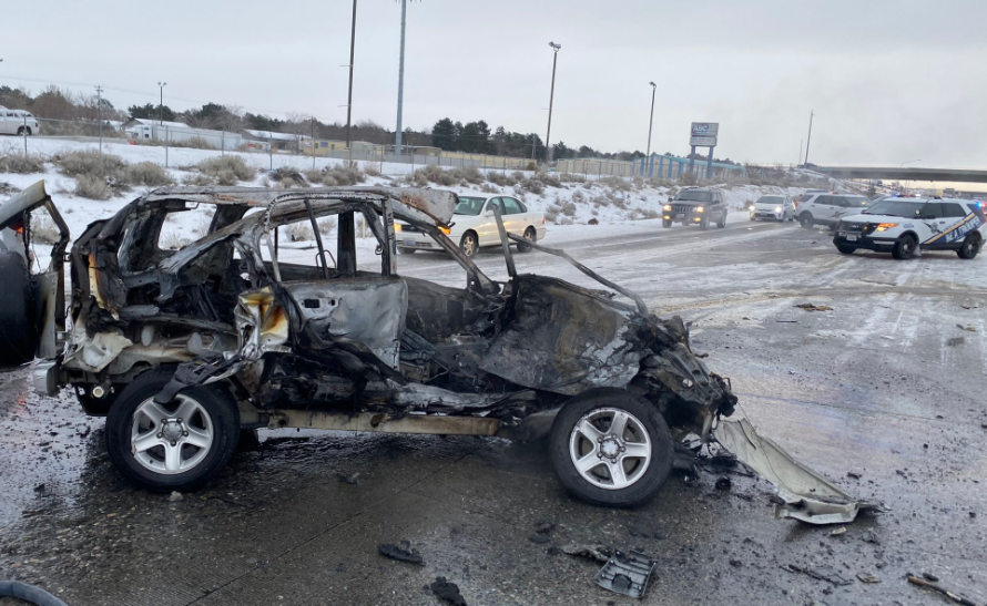 Car Bursts Into Flames After Crash In Richland One Man Transported To Hospital With Serious 