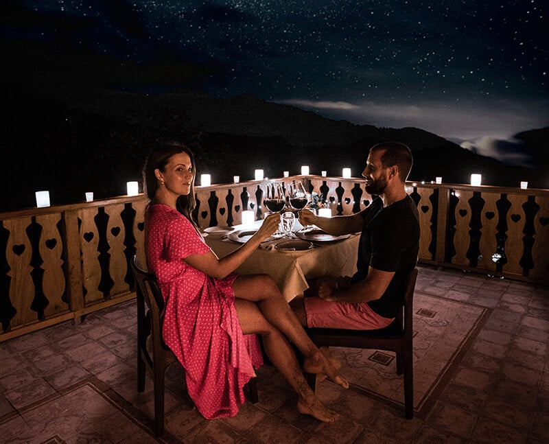 Private Dinner Below Stars Hotel Belmar Monteverde