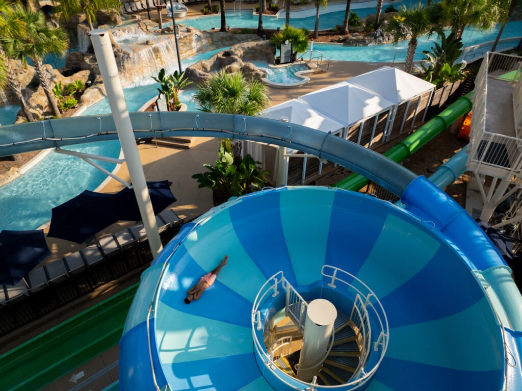 Gaylord Palms Florida Free Fall Drop Slide