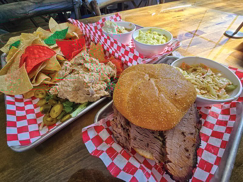 Smoked Fish Dip And Brisket At The Smokehouse On Cape San Blas