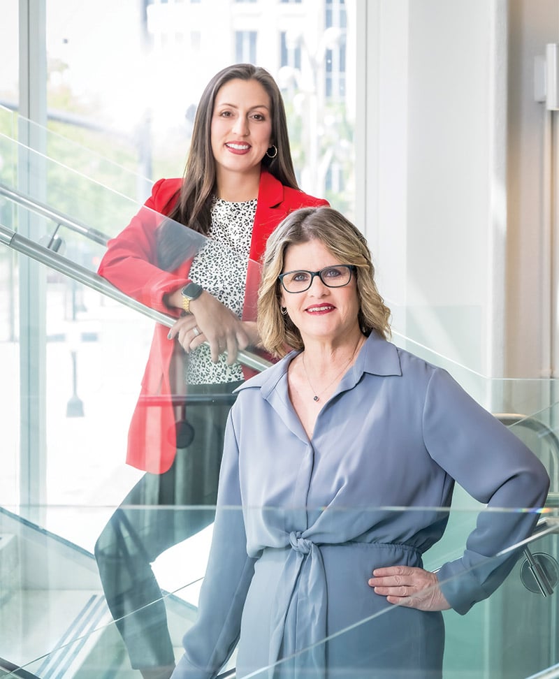 From left: Angela Garcia, Jennifer Rice-Palmer