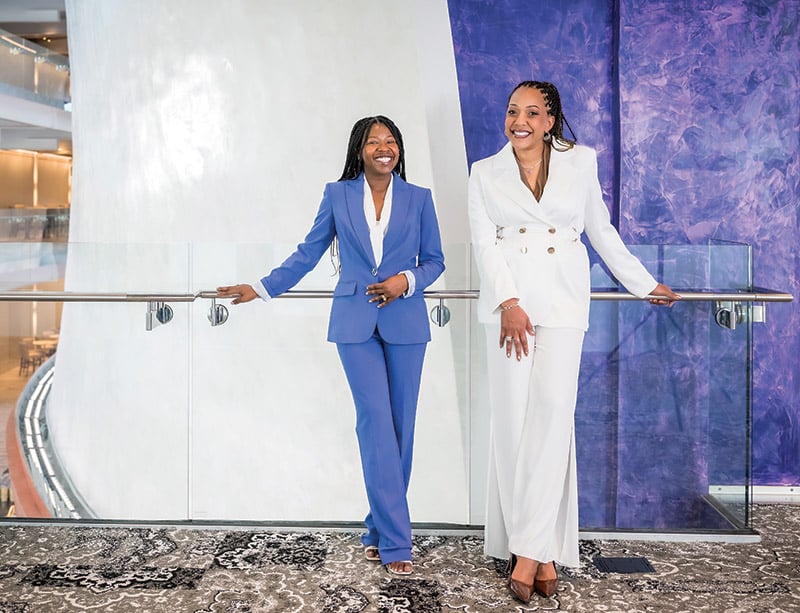 From left: Dr. Treshonda Baucom, Dr. Keyne Johnson-Nowlin