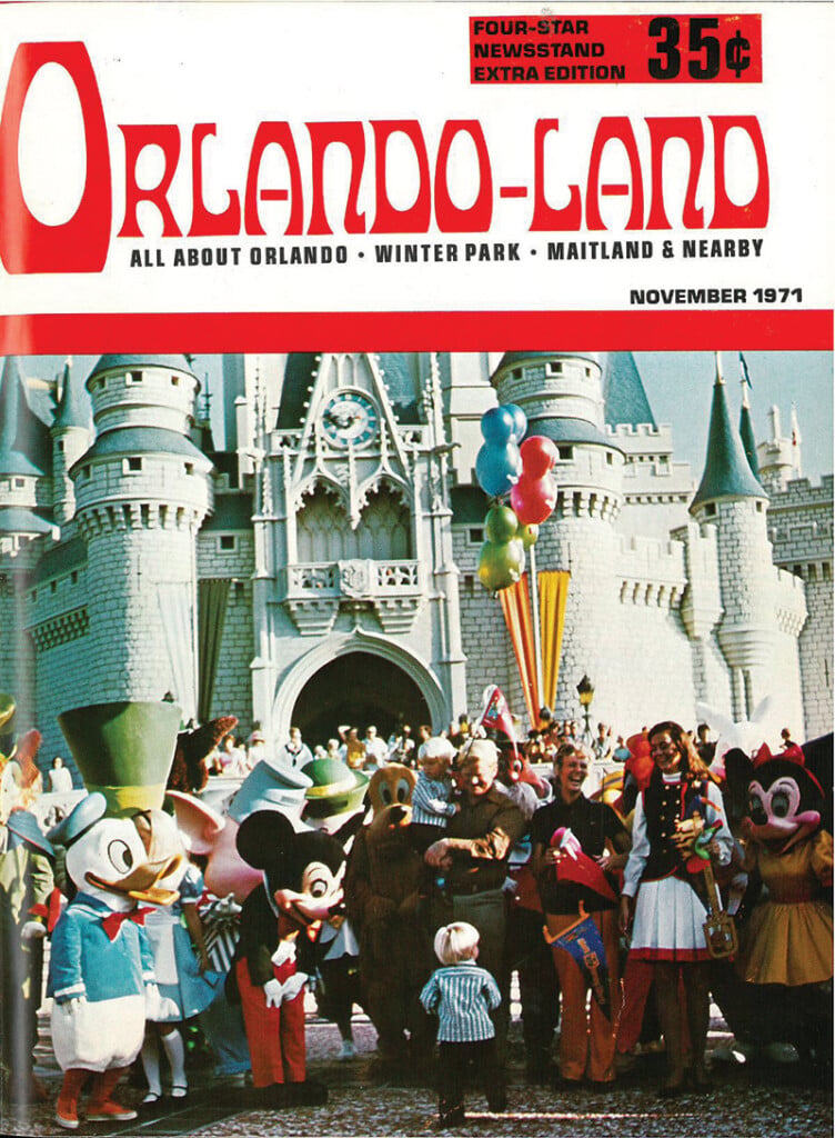 The cover of Orlando-Land’s November 1971 issue.