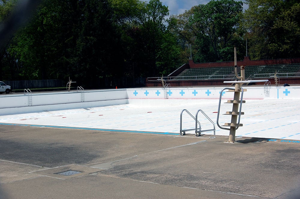 Empty North Park Pool