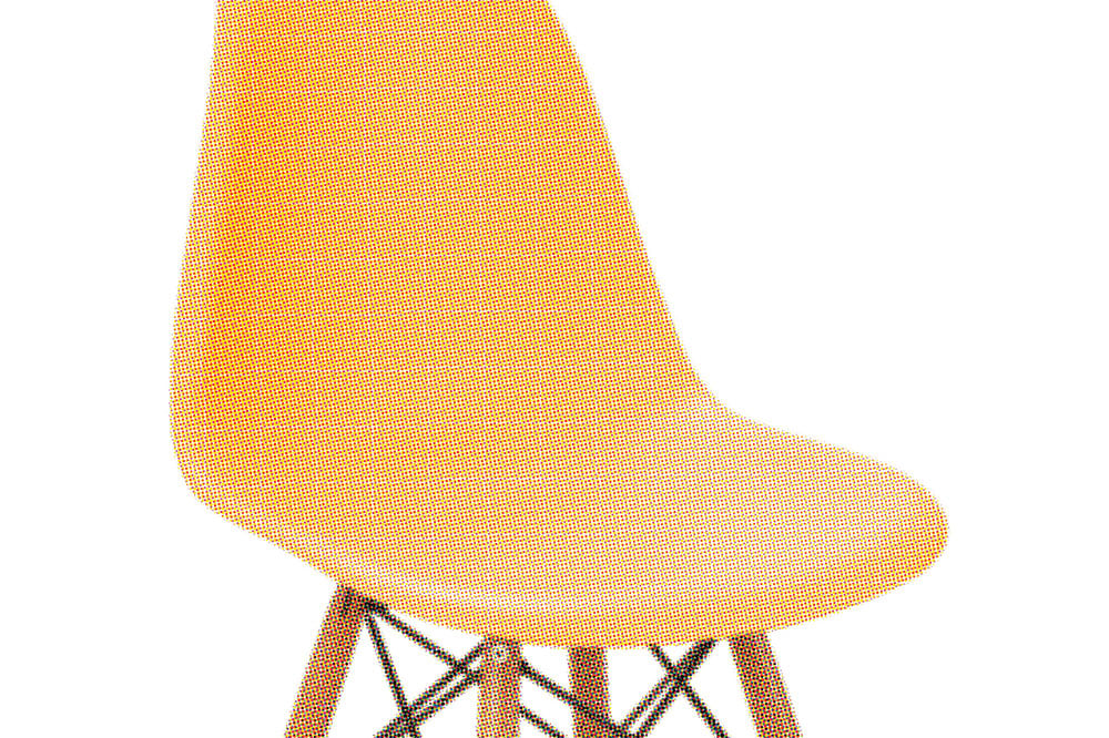 Chair Yellow Isolated