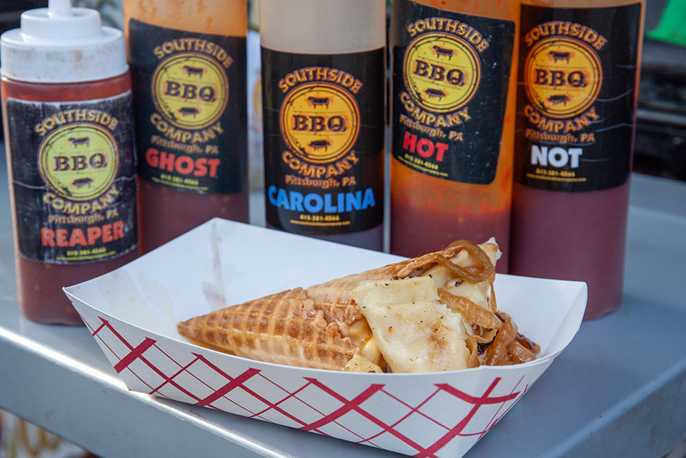 Pittsburgh S Pierogi Festival Returns This Weekend With Over 2 Dozen   Ppf Pierogi Sside Bbq Rogi Cone 