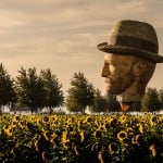 Van Gogh Balloon Over Sunflowers 4 Photo Kyle Flubacker
