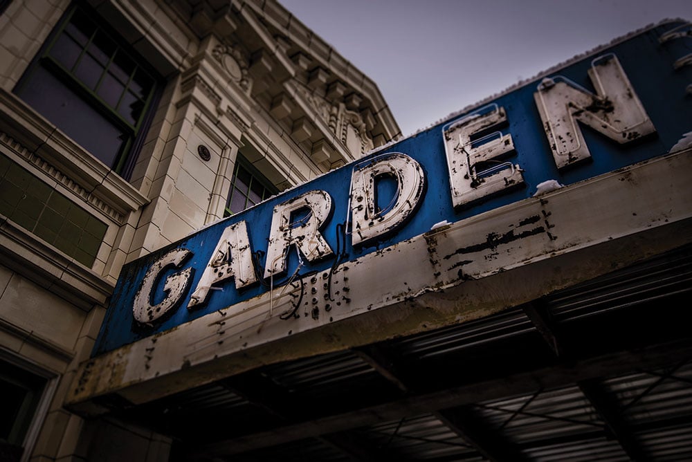 Garden Theater Marquee