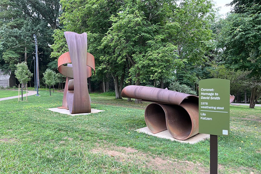 Art and Nature Collide at the Completed Sculpture Garden at Hartwood