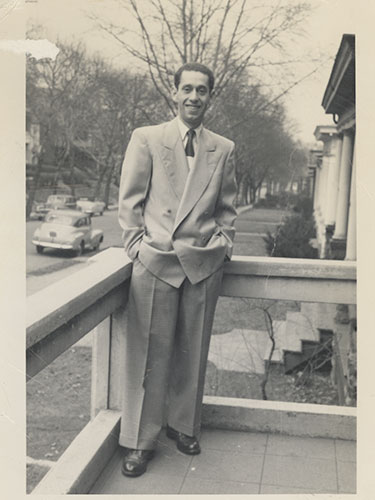 Melvin Goldman Shortly After Arrival In Squirrel Hill 1950s