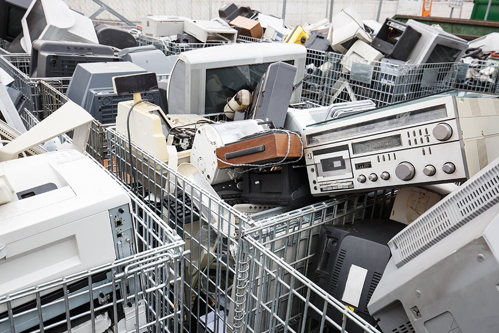 Electronic,devices,dump,site.,e Waste,disposal,,management,,reuse,,recycle,and
